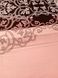 Комплект постільної білизни європейський сатин Маркіза, Рожевий, Европейський, 2х70х70