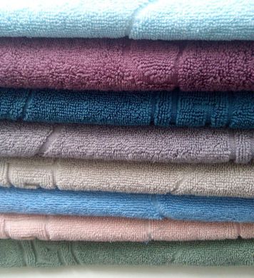 Полотенце махровое Пас-Пас (коврик для ног) голубой, 50х70