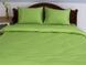 Комплект постельного белья сатин полуторный Салатовый, Зелёный, Полуторный, 2х70х70