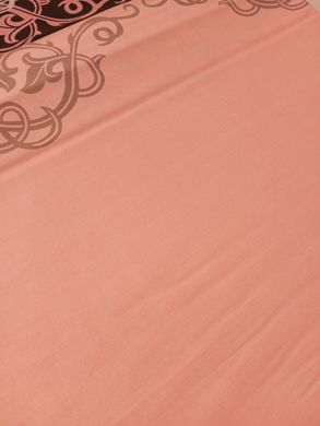 Комплект постільної білизни сатин двоспальний Маркіза, Рожевий, Двоспальний, 2х70х70