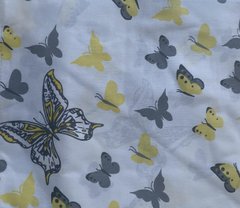 Комплект постільної білизни дитяче ліжечко ранфорс Метелики, 110х150