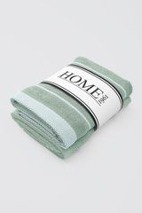 Комплект махровых полотенец HOME1961  2 шт. 50х90 зеленый, Зелёный, 50х90