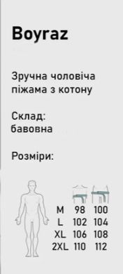 Пижама мужская (футболка и шорты) Boyraz р. М, Серый, М