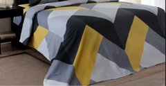 Пододеяльник двуспальный (180х215) бязь желто черная, 180х215