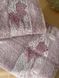 Рушник махровий 70х140 гладкофарбований жакард бордюр Мімоза бузковий, Бузковий, 70х140