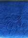 Полотенце махровое жаккардовое гладкокрашенное Рыбки 70х140, Голубой, 70х140
