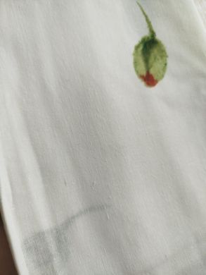 Наволочка 40х60 бязь Роза, Белый, 40х60