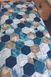 Комплект постільної білизни полуторний ранфорс Стронг кольоровий, Синій, Полуторний, 2х70х70