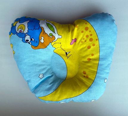 Подушка для новорожденных Небесное путешествие голубая, для новорожденных