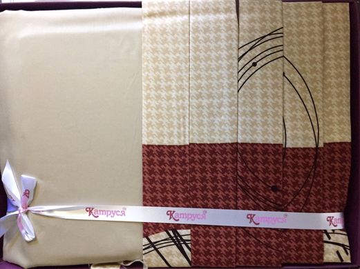 Комплект постільної білизни сатин сімейний Ретро, ассорти, Сімейний, 2х70х70