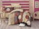 Комплект постільної білизни сатин сімейний Ретро, ассорти, Сімейний, 2х70х70