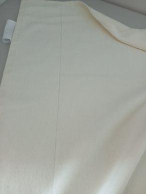 Полотенце махровое велюровое Крем 70х140  с вышивкой, 70х140