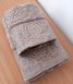 Набор махровых полотенец 50х90, 70х140 жаккард Pupilla Мері, Коричневый, 50х90, 70х140