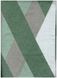 Пододеяльник двуспальный (180х215) бязь Зеленые ромбы, Зелёный, 180х215