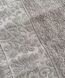 Рушник махровий 30х50 гладкофарбований бордюр Квітка сірий, Сірий, 30х50