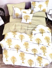 Комплект постельного белья бязь GOLD LUX двуспальный Золотые деревья, 180х215