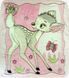Плед дитячий 100х80 велсофт одинарний Оленя, Рожевий, 80х100