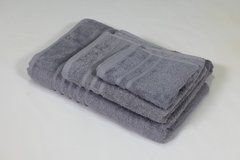 Набор махровых полотенец 30х30 (2), 40х70 (2), 70х140 (2) серый, Серый, 30х30 40х70 70х140