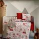 Комплект постільної білизни бязь дитяче ліжечко Звірята, 110х150