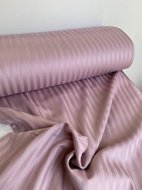 Комплект постельного белья сатин страйп двуспальный темно розовый, Розовый, Двуспальный, 2х70х70