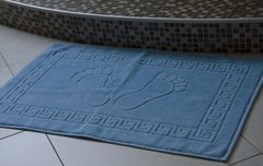 Рушник махровий Пас-Пас (килимок для ніг) блакитний, 50х70