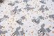 Комплект постільної білизни полуторний фланель Лисички сірі, Сірий, Полуторний, 2х70х70