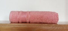 Рушник махровий 40х70 гладкофарбований Роял рожевий, Рожевий, 40х70