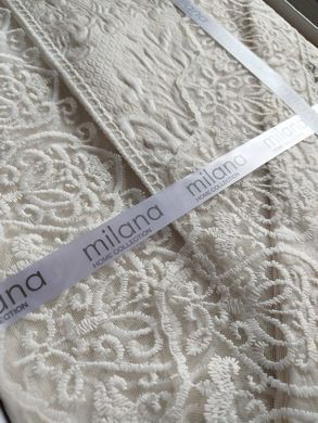 Покривало жакардове Milano 240х260, наволочки 60х80 Damask, Молочний, 240х260, 2х60х80