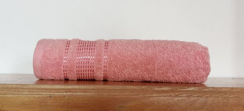 Полотенце махровое 40х70 гладкокрашенное Роял розовое, Розовый, 40х70