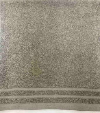 Рушник махровий 70х140 гладкофарбований сірий, Сірий, 70х140