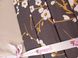 Комплект постельного белья сатин европейский Веточка цветов, Серый, Европейский, 2х70х70