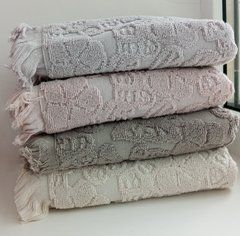 Набір рушників махрових 50х90 жакард Pupilla Мая, Асорті, 50х90