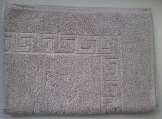 Полотенце махровое Пас-Пас (коврик для ног) бежевый, 50х70