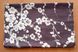 Комплект постельного белья европейский сатин Веточка цветов, Коричневый, Европейский, 2х70х70