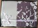 Комплект постільної білизни європейський сатин Гілка квітів, Коричневий, Европейський, 2х70х70