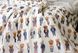 Комплект постільної білизни європейський ранфорс Ведмеді, Білий, Европейський, 2х70х70