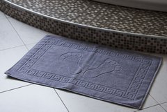 Полотенце махровое Пас-Пас (коврик для ног) серый, 50х70