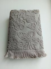 Рушник махровий 50х90 жакард Pupilla Мая, Бежевий, 50х90
