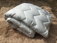 Одеяло стеганое чистая шерсть полуторное (зима) белая, Белый, 140х205