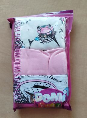 Майка детская Domi kids Париж (3 шт. в уп.) р. 5/6 (110-116), Ассорти, р. 5/6 (110-116)
