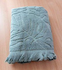 Рушник махровий 50х90 жакард Pupilla Акація , Зелений, 50х90