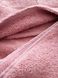 Рушник махровий 70х140 жакардовий бордюр Олівія пудра, Рожевий, 70х140
