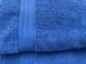 Полотенце махровое 50х90 гладкокрашенное Индиго, Синий, 50х90