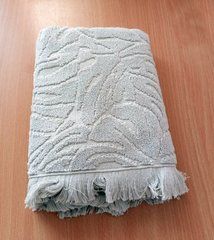 Рушник махровий 50х90 жакард Pupilla Акація , Сірий, 50х90