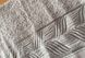 Полотенце махровое 30х50 гладкокрашеное бордюр Ветка серое, Серый, 30х50