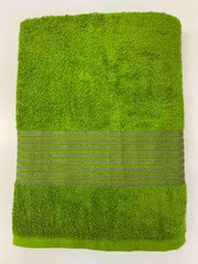 Полотенце махровое гладкокрашенное 100х150 зеленое, Зелёный, 100х150