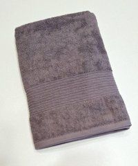 Рушник махровий 50х90 гладкофарбований MAJESTIC сірий, Сірий, 50х90