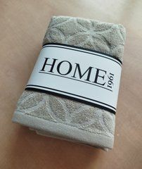 Комплект махровых полотенец HOME1961 50х90 2 шт., Бежевый, 50х90